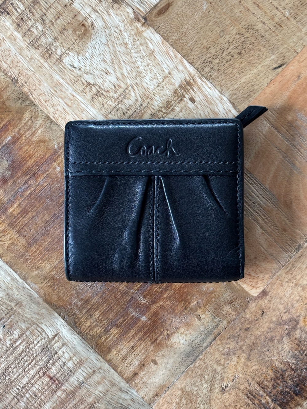 🖤COACH Ashley Pleated Snap Wallet 🖤